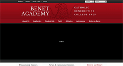 Desktop Screenshot of benet.org